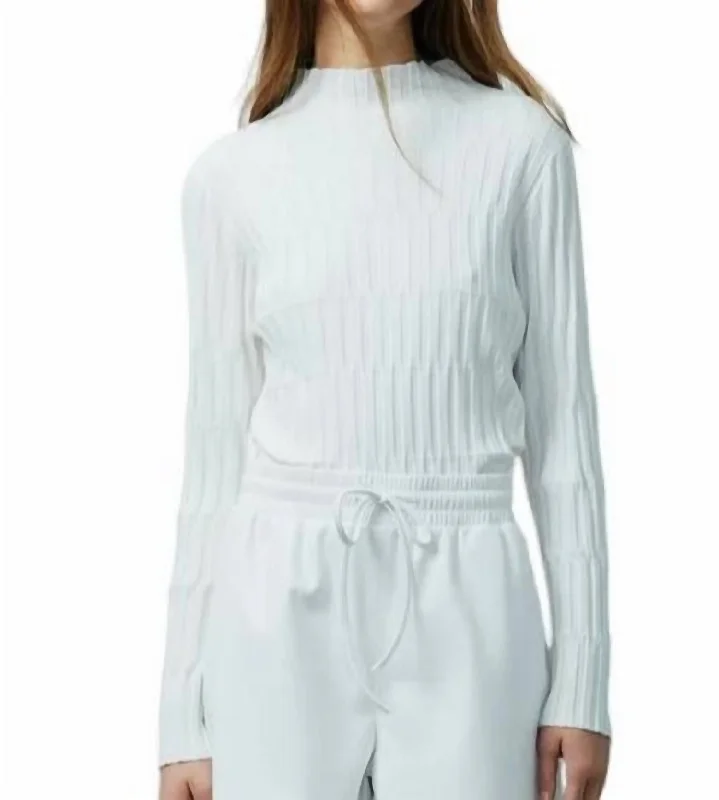 Colette Knit Top In Off White