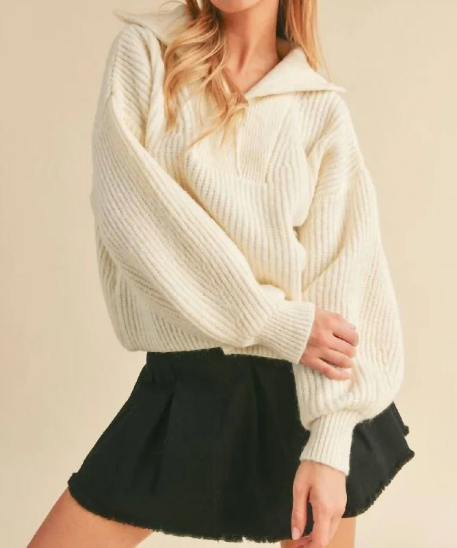 Danae Sweater In White