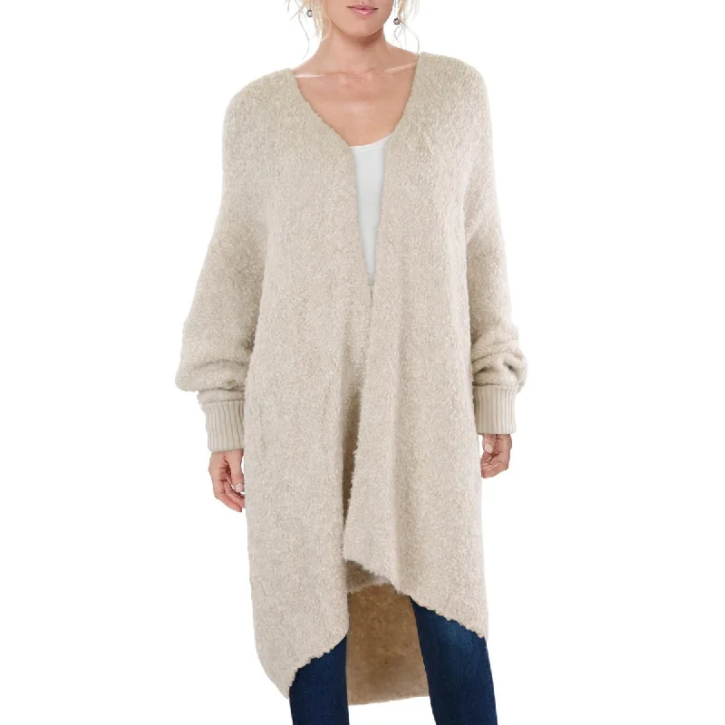 Womens Open Front Oversized Duster Sweater