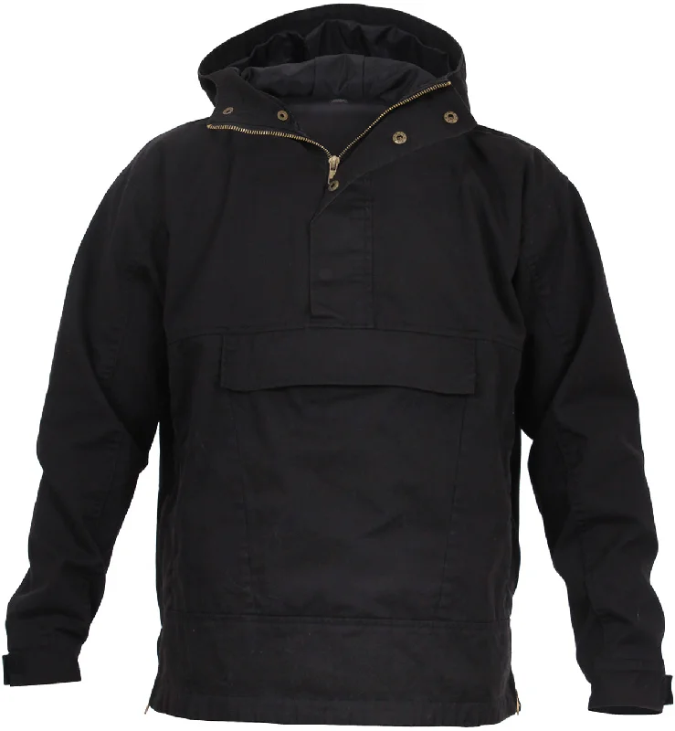 Black - Anorak Parka Hoodie