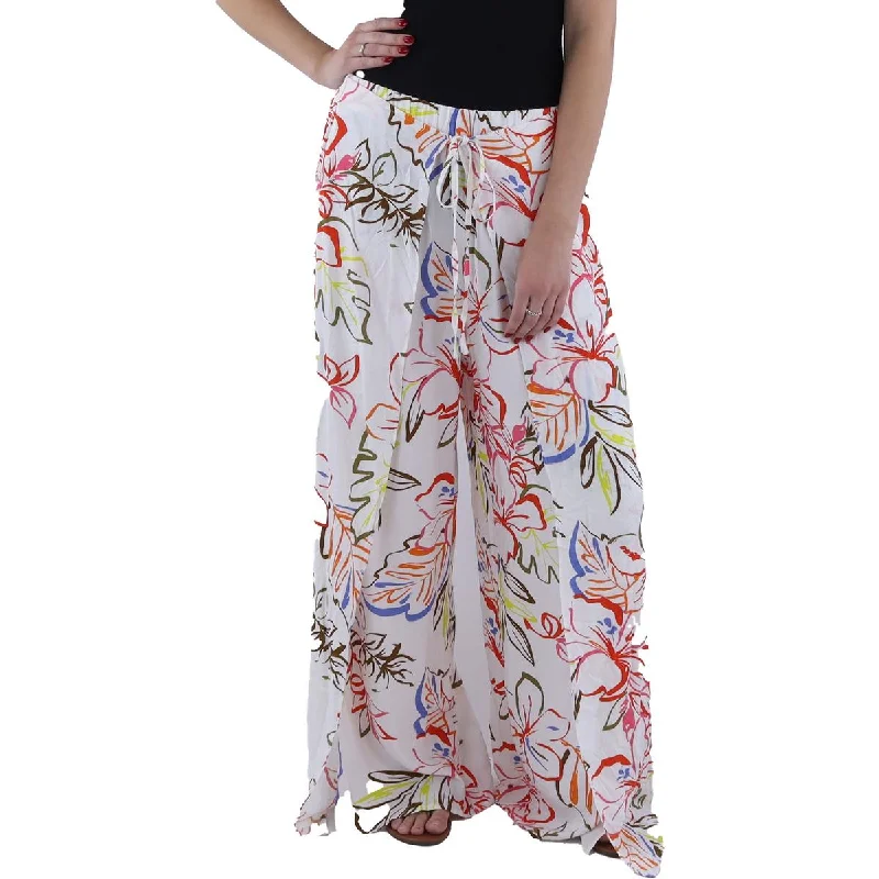 Classic Series CeCe Womens Printed Rayon Wide Leg Pants
