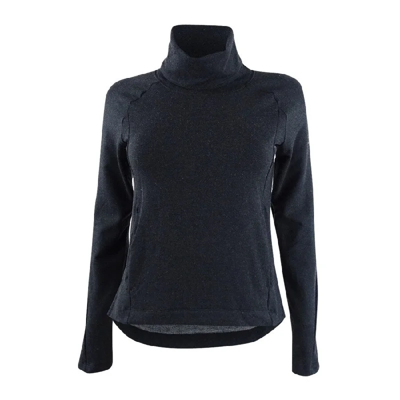 Adidas Women's Designed2Train ClimaLite Turtleneck Top (2XS, Black)