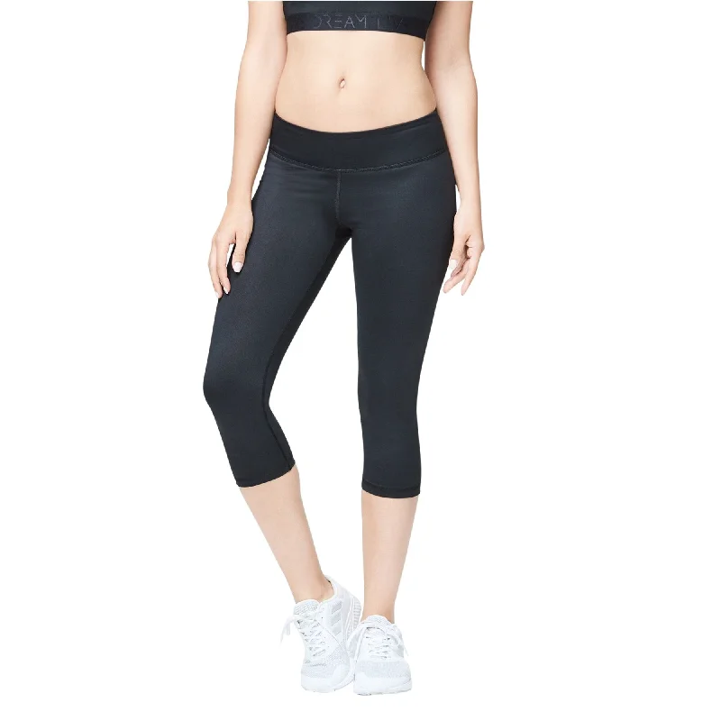 Aeropostale Womens Tonal Compression Athletic Pants, Black, X-Small