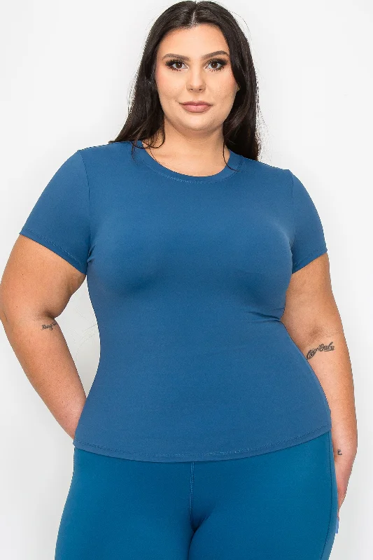 Plus Size Break A Sweat Slim Fit Active Tee