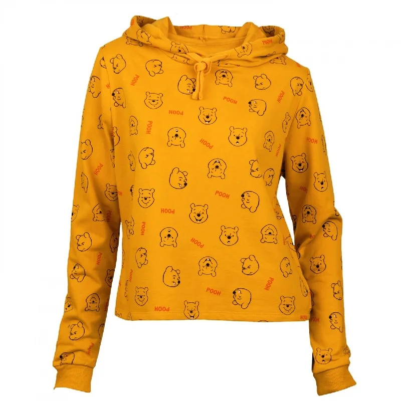 Winnie The Pooh Bear Patterned Womens Hoodie