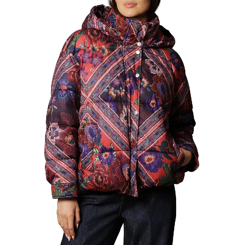 Avec Les Filles Womens Winter Cold Weather Puffer Jacket