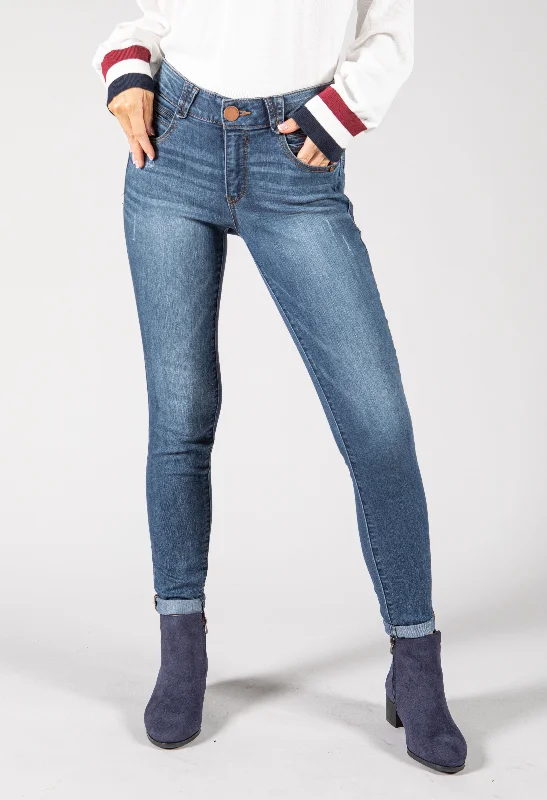 Ab Solution Cuffed Indigo Ankle Skimmer Jean