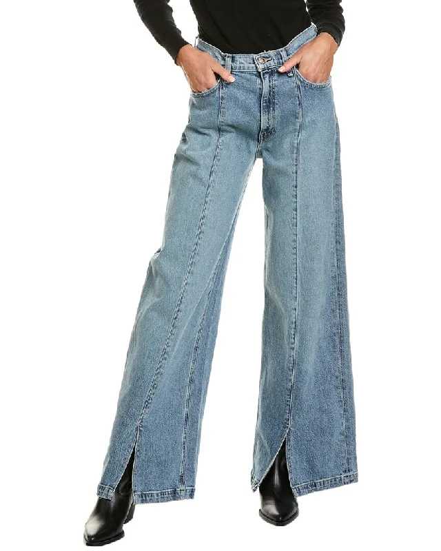 HUDSON Jeans James Caribbean Breeze High-Rise Wide Leg Jean