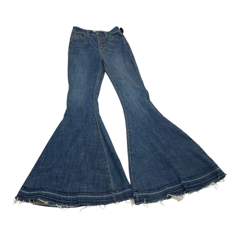 Jeans Flared By We The Free In Blue Denim, Size: 0