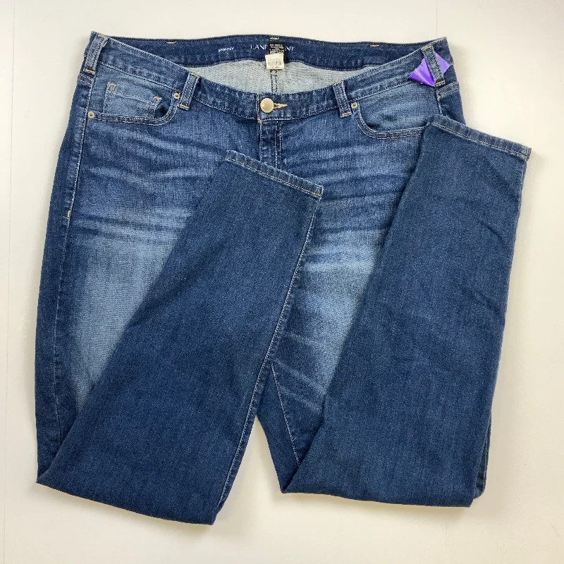 Jeans Skinny By Lane Bryant In Blue Denim, Size: 24