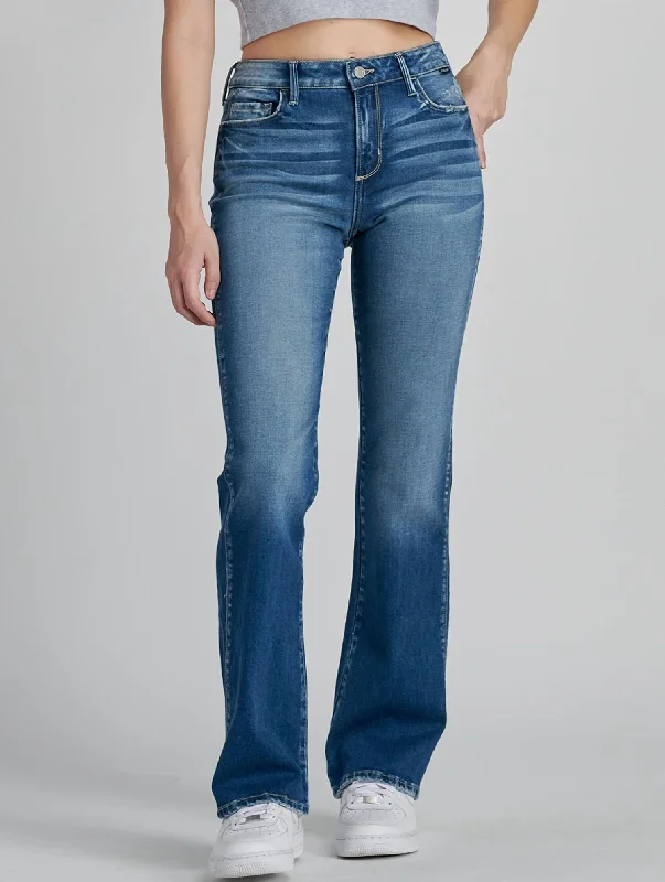 Monique High Rise Bootcut Jean In Medium Wash