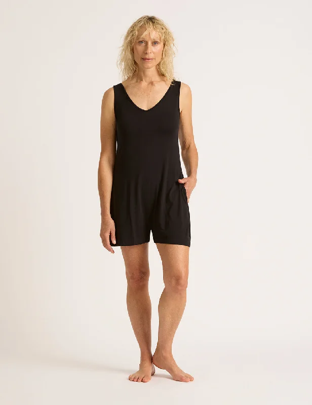 Short Romper - Black