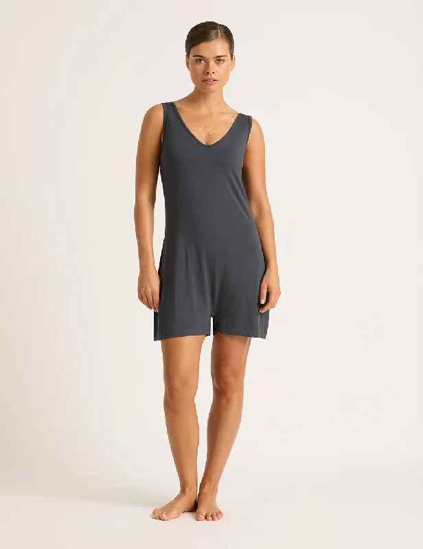 Short Romper - Storm