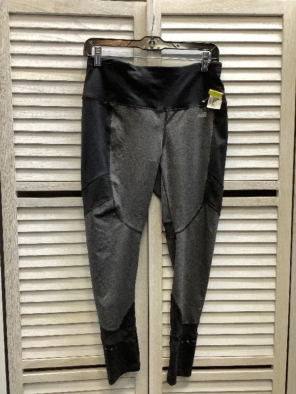 Athletic Leggings By Avia In Grey, Size: M