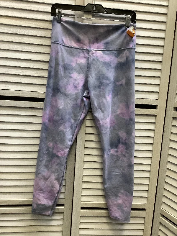 Athletic Leggings By Joy Lab In Tie Dye, Size: M