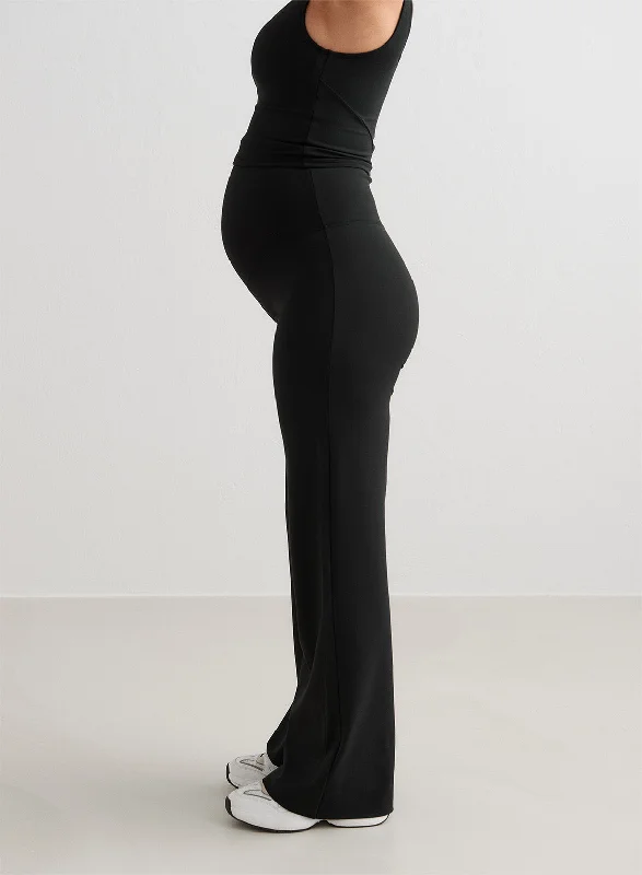 Black Sense Maternity Wide Pants