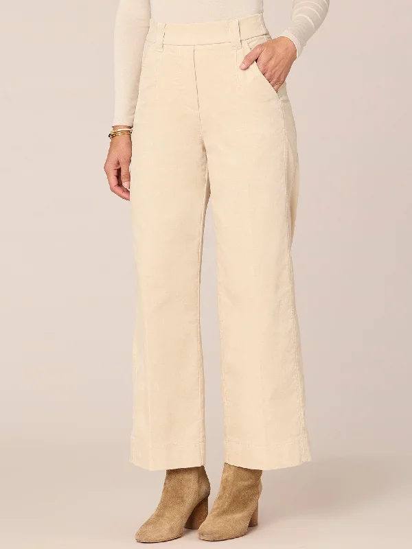 "Ab"leisure Skyrise Side Panel Wide Leg Pants with Pull On Waist