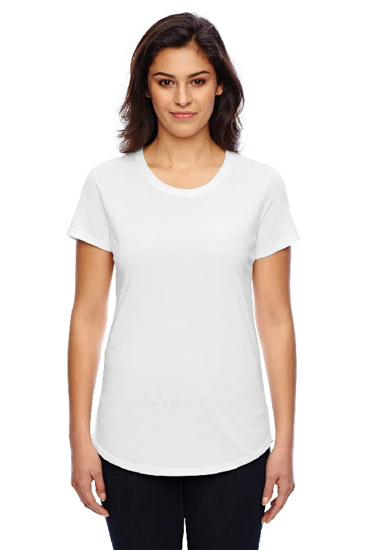 Gildan Womens Short Sleeve Crewneck T-Shirt - White - Closeout