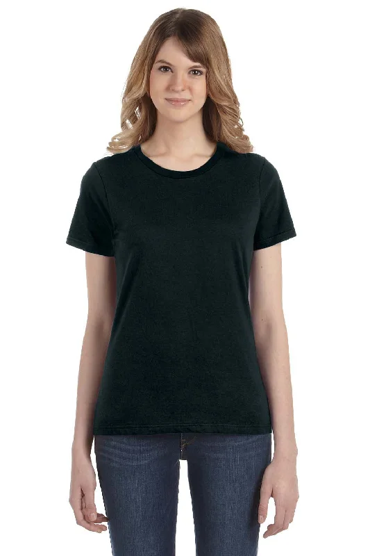 Gildan Womens Short Sleeve Crewneck T-Shirt - Black