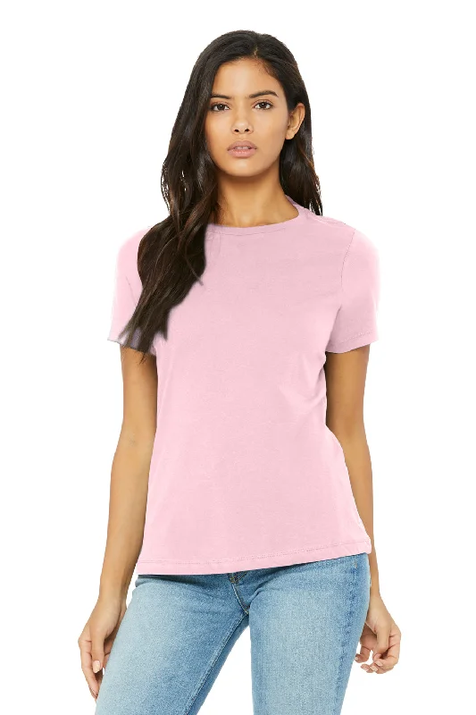 Bella + Canvas Womens Short Sleeve Crewneck T-Shirt - Pink