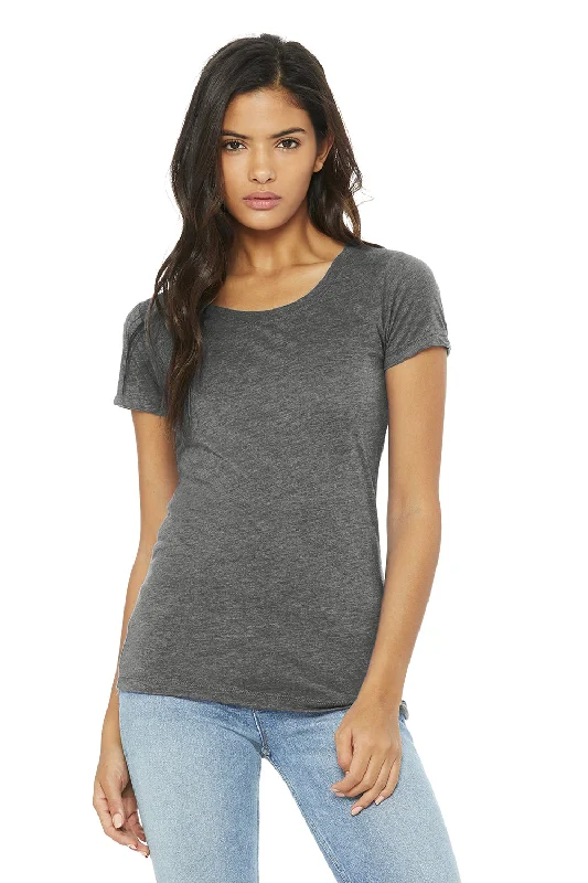 Bella + Canvas Womens Short Sleeve Crewneck T-Shirt - Grey