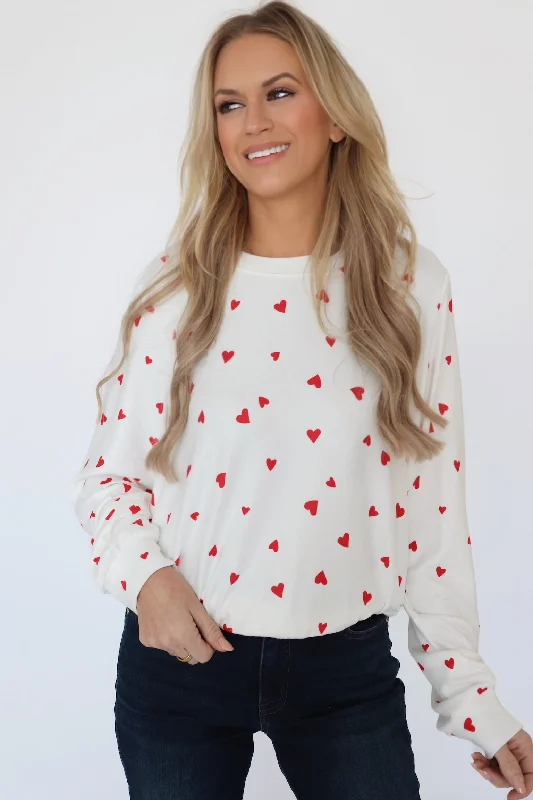 Classic Heart Long Sleeve Top