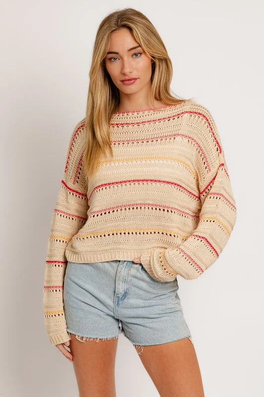 My All Time Favorite Striped Sweater Top - Final Sale