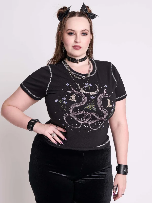 Cosmic Snake Baby Tee