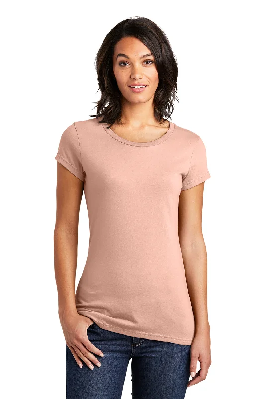 District Womens Very Important Short Sleeve Crewneck T-Shirt - Dusty Peach