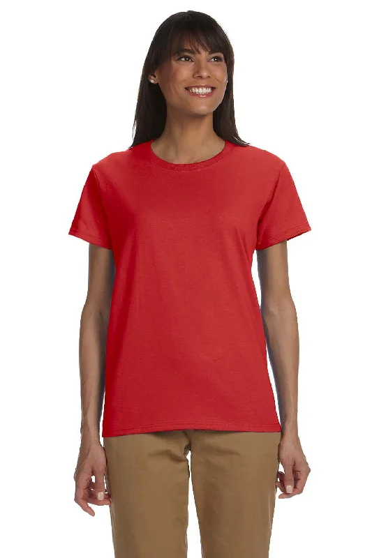 Gildan Womens Ultra Short Sleeve Crewneck T-Shirt - Red