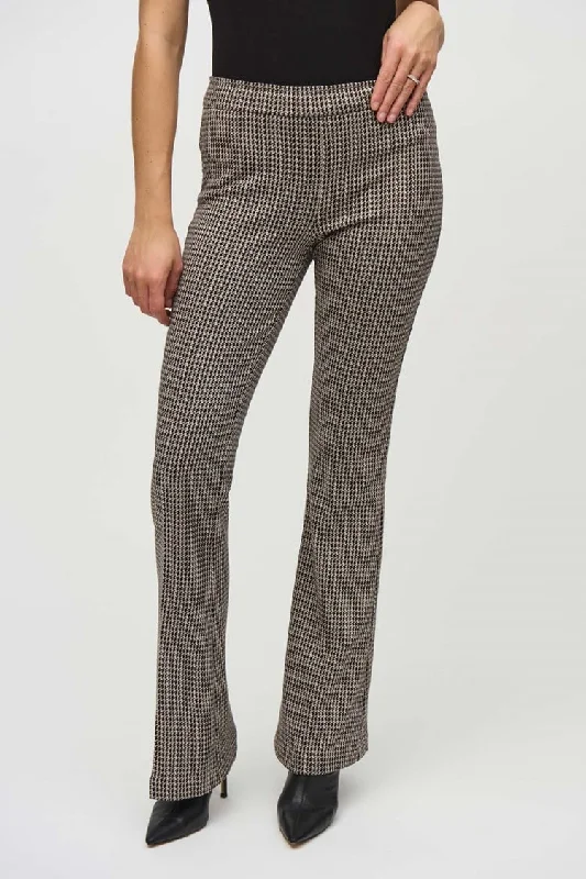 Houndstooth Flared Pants