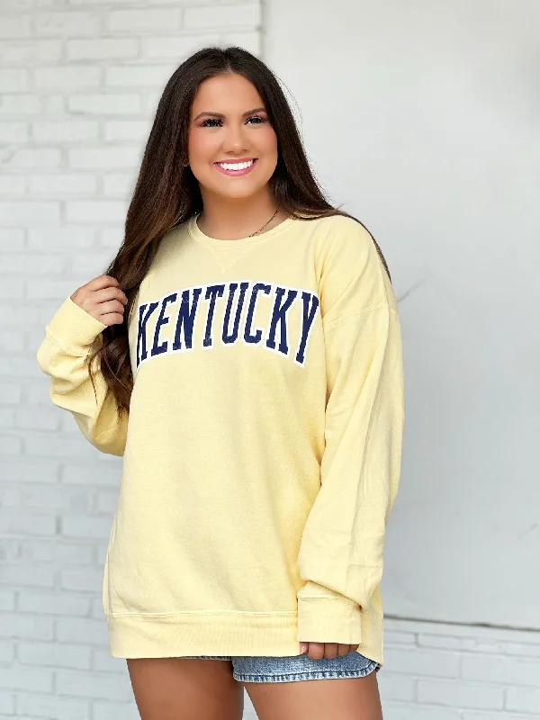 Kentucky Colorful Sweatshirt- Yellow