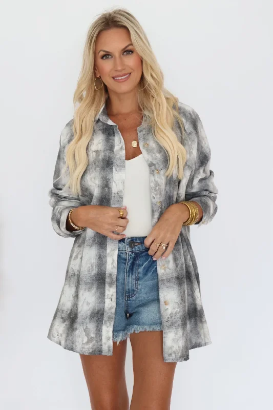 Laura Plaid Flannel(FINAL SALE)