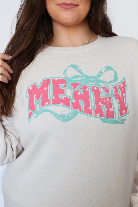 Merry Bow Sweatshirt