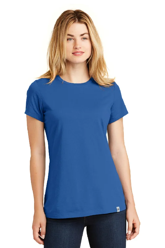 New Era Womens Heritage Short Sleeve Crewneck T-Shirt - Royal Blue - Closeout