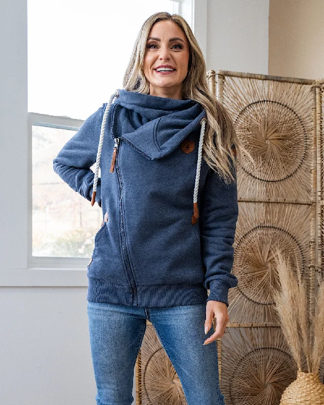 NEW! Wanakome Athena Full Zip Hoodie - Navy