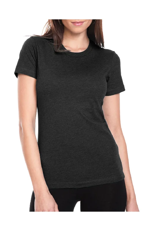 Next Level Womens CVC Jersey Short Sleeve Crewneck T-Shirt - Black