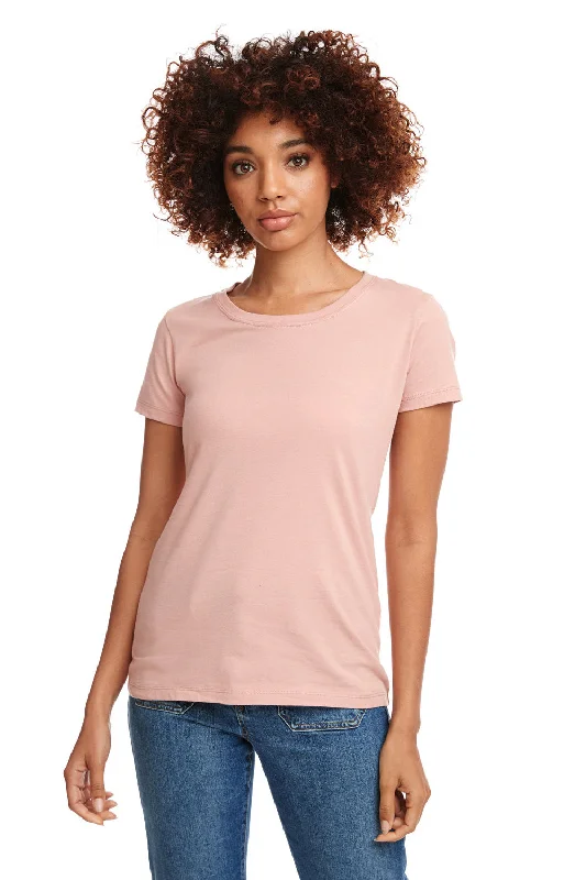 Next Level Womens Ideal Jersey Short Sleeve Crewneck T-Shirt - Desert Pink