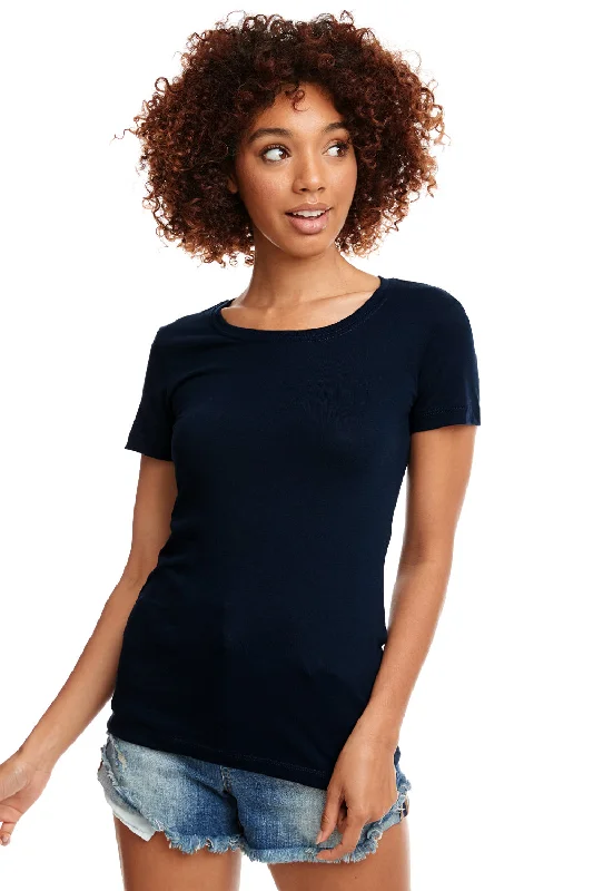 Next Level Womens Ideal Jersey Short Sleeve Crewneck T-Shirt - Midnight Navy Blue