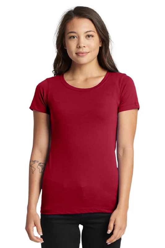 Next Level Womens Ideal Jersey Short Sleeve Crewneck T-Shirt - Cardinal Red