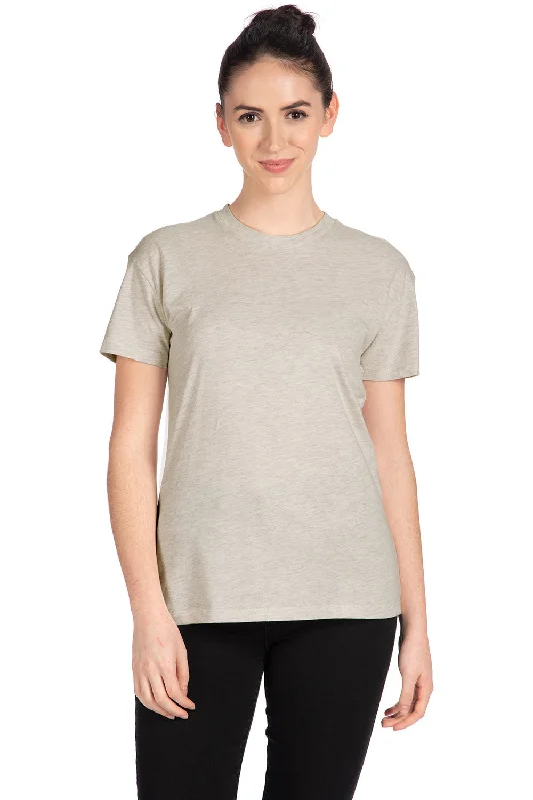 Next Level Womens Relaxed Short Sleeve Crewneck T-Shirt - Oatmeal