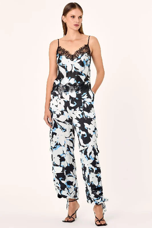 Nori Pant - Black Blur Print