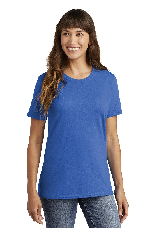 Port & Company Womens Core Short Sleeve Crewneck T-Shirt - Royal Blue