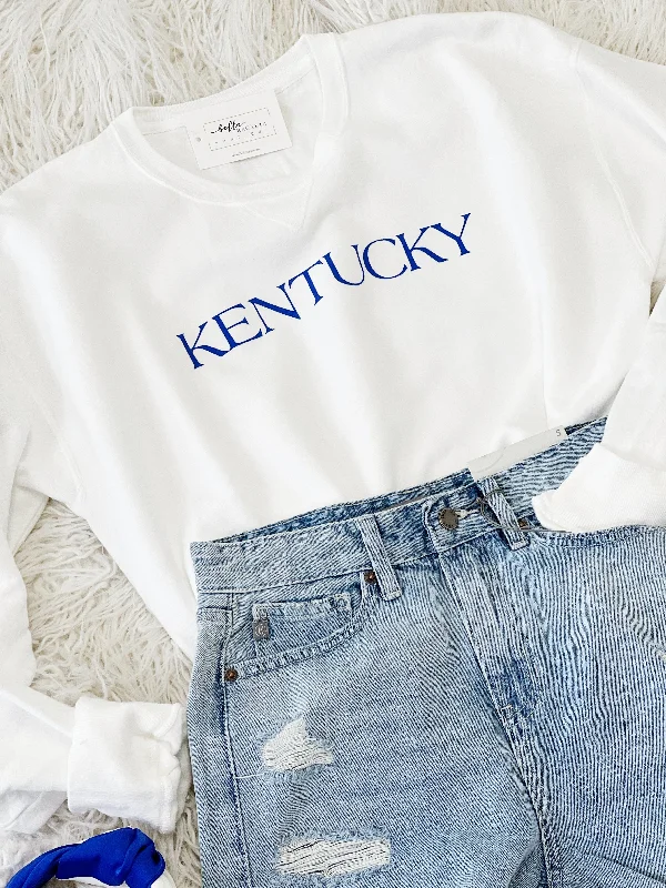 The Best Kentucky Sweatshirt- White