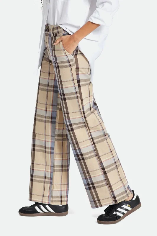 Victory Full Length Wide Leg Pant - Sesame