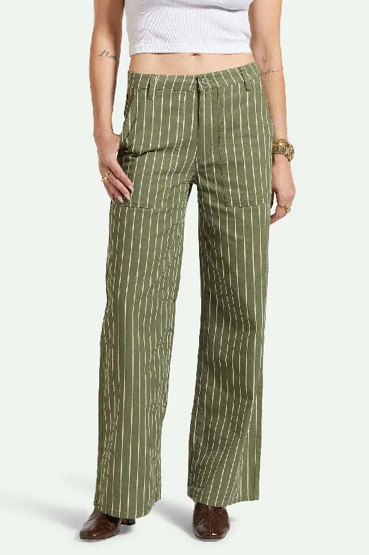 Vintage Military Lightweight Pant - Olive Surplus/Whitecap Pinstripe