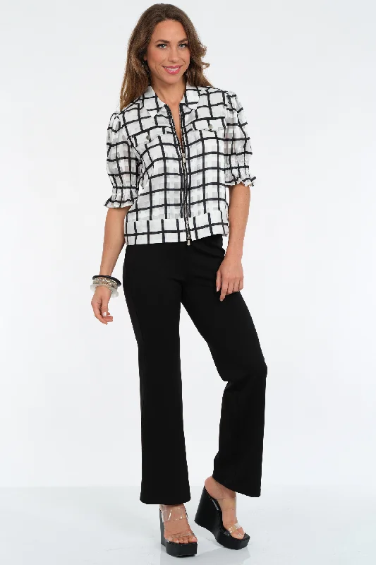 Wide Leg Pull On Soft Ponte Pant- "Steffi" LIOR