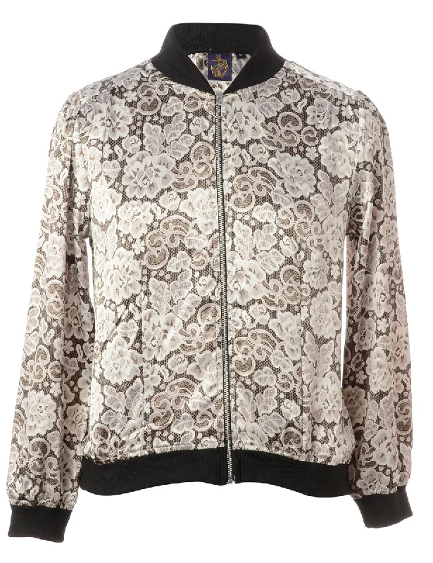 Label Josie Blouse Bomber With Rib