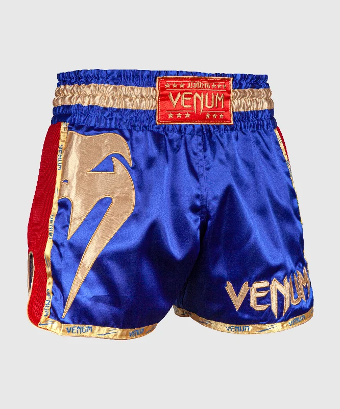 Venum Giant Muay Thai Shorts - Navy/Gold