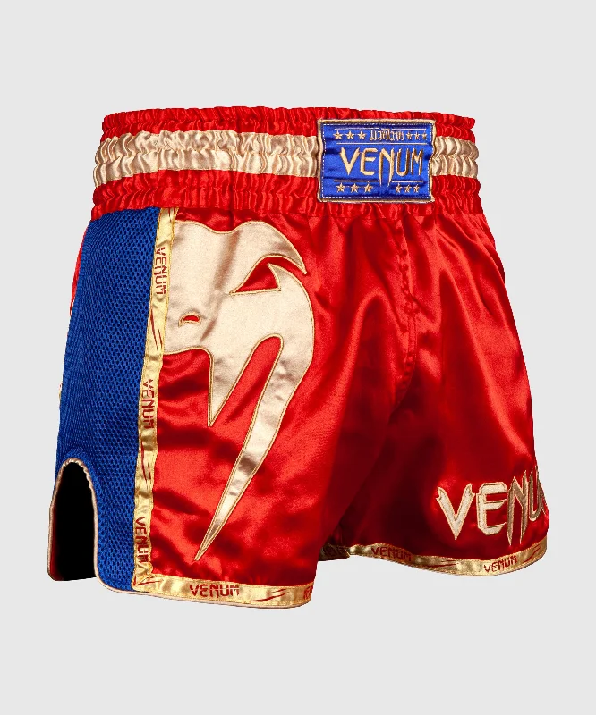 Venum Giant Muay Thai Shorts - Red/Gold